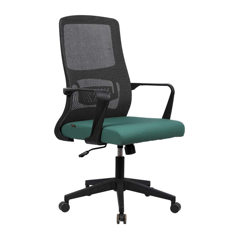 Kerusi Jaring Pejabat Guru Ergonomik Sedentari Dengan Kusyen Tempat Duduk Hijau